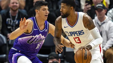 jazz clippers score|Clippers 117.